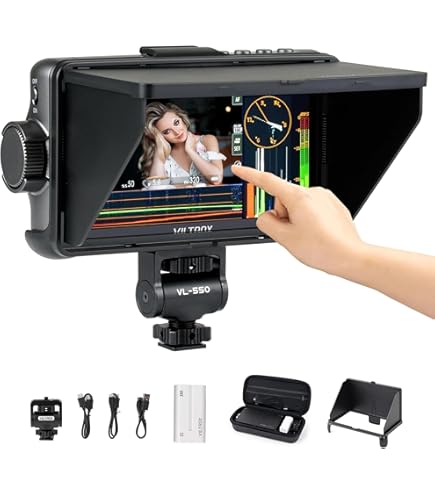 VILTROX Câmera DC-X2 Monitor de Campo 2000 Nits Alto Brilho
